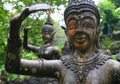 Magical garden in Koh Samui