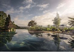 Pool at the Anantara Golden Triangle