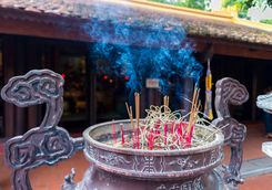 Incense at temple