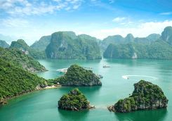 Halong Bay aerial