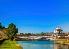 Hue Citadel in the sun