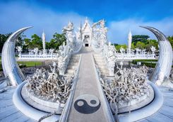 White temple in Chiang Rai