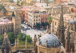 View from Seville's cathedral