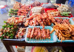 bbq street meat food