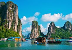 halong bay scenery