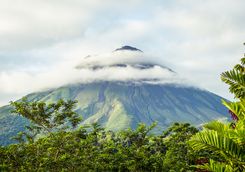 Volcano in the Clouds