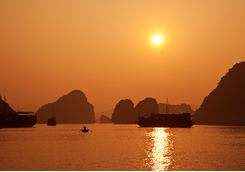 Halong Bay sunset