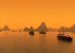 Halong Bay sunrise