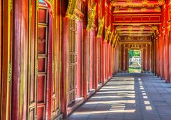 Hue red doors