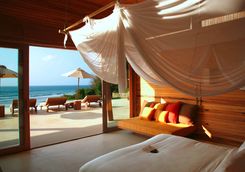 Bedroom villa at Six Senses Con Dao