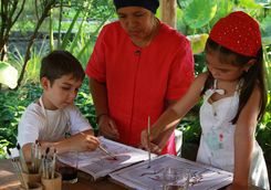 Batik painting