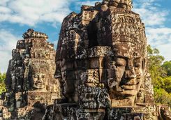 Faces of Bayon castle