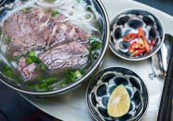 Vietnamese pho in Hanoi