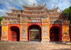 Building in the Imperial City of Hue