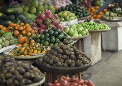 Fruit market in Hoi An