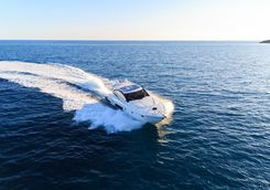 Speed boat in the Maldives