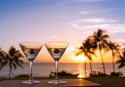 Sunset drinks