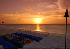 Dinner on the beach