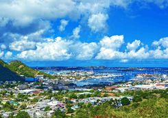View across St Maarten Island