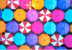 siem reap market umbrellas