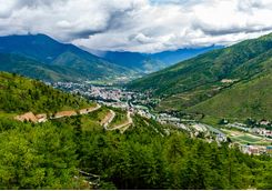 Thimpu mountains