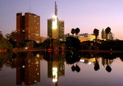 Nairobi at night