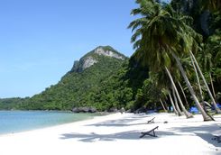 Tents on the beach