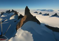 flying to the South Pole
