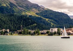 Sailing in St Moritz