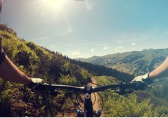 Mountain biking