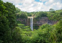 Chamarel waterfall