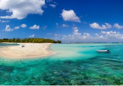 Coastline beach view