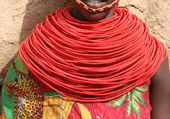 Girl with neck rings