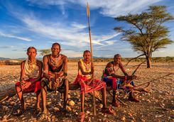 African warriors