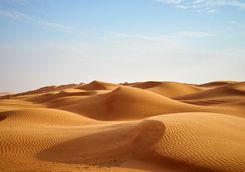 Wahiba desert dunes