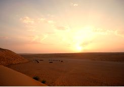 Wahiba Desert sunset