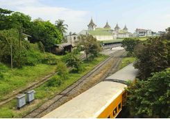 Yangon train station