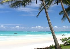 Beach in Lamu, Kenya