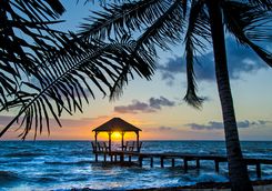 Sunrise in Placencia