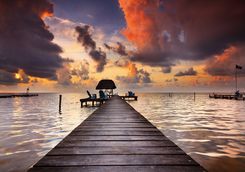 Sunset in Belize