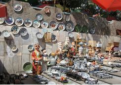 ceramic market in Tashkent