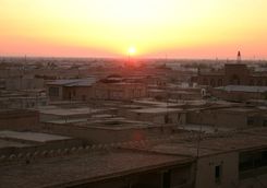 sunrise in Khiva