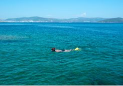 Snorkelling in the Sea
