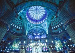 Blue Mosque Ceiling