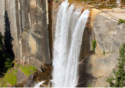 Vernal Falls aerial