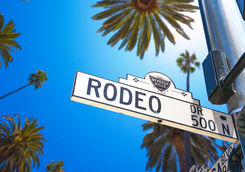 Rodeo Drive sign, Beverly Hills