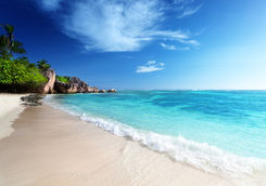 Beach in the Seychelles