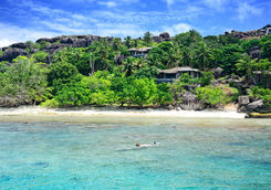 Snorkelling in the Seychelles