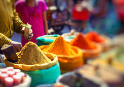 Spices and herbs, Delhi market