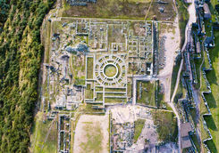 Aerial Sacsayhuaman Ruins